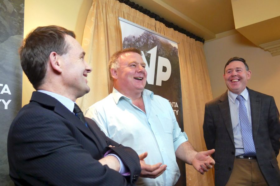 Justin Barrett, James Gilmartin and James Reynolds in Sligo - National Party