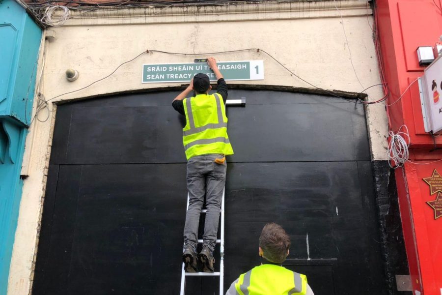 Honouring Seán Treacy and Renaming Talbot Street in Dublin